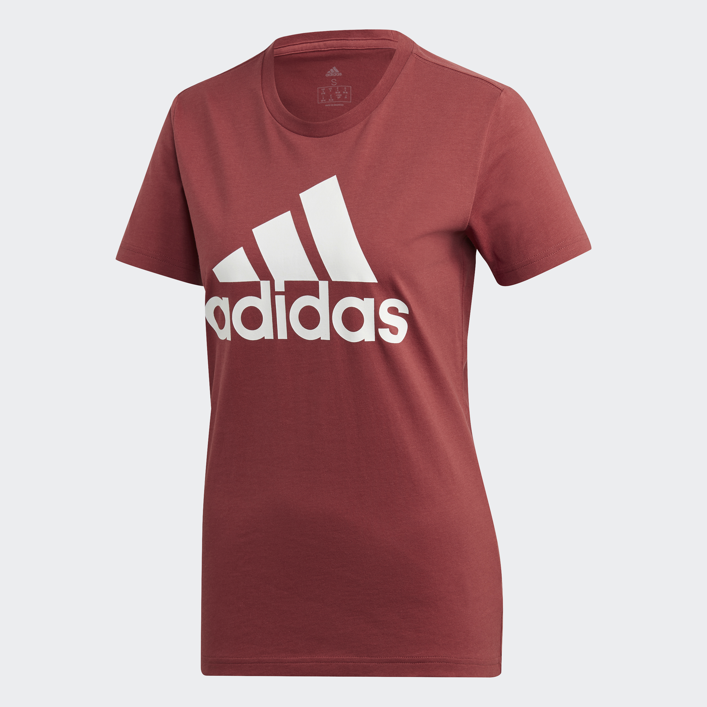adidas Lifestyle Must Haves Badge of Sport Tee Women Red GC6961|,|