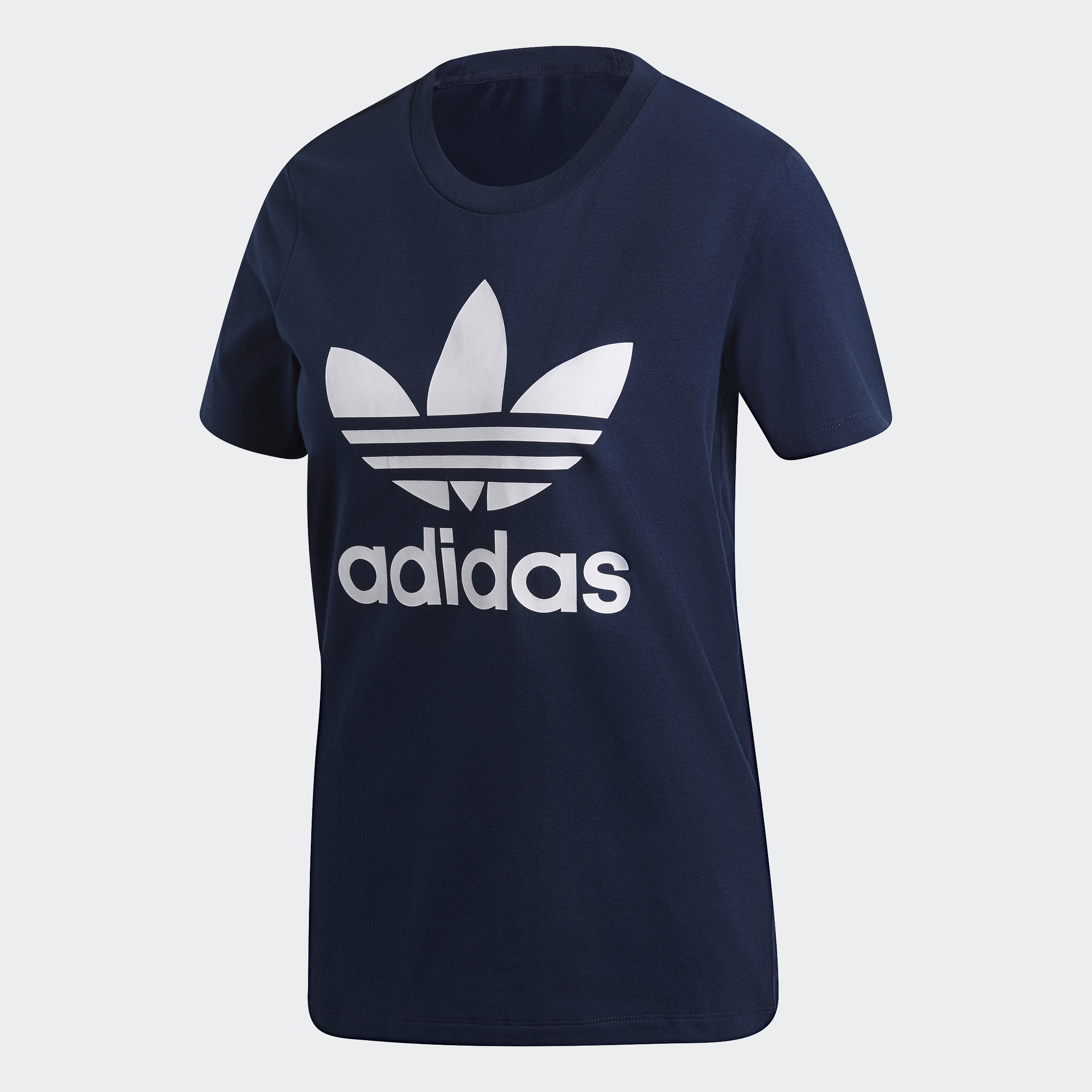 adidas Lifestyle Trefoil Tee Women Blue GD2314|,|
