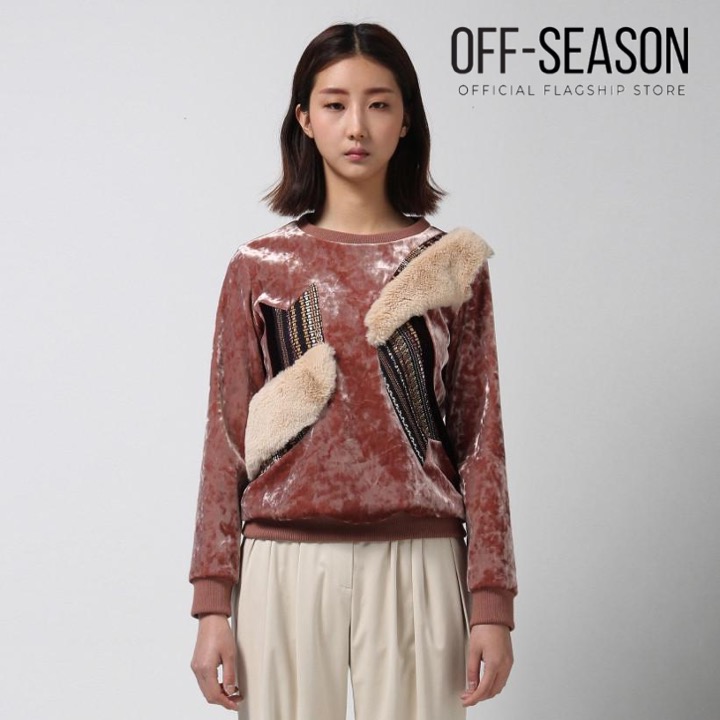 Off-season Clearance LIE Velvet Jumper|,|
