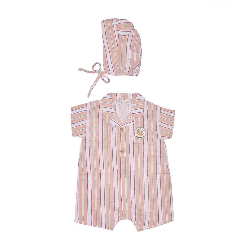 MINKMUI | Baby Boy Multi Stripe Jump-Suit littleground|,|