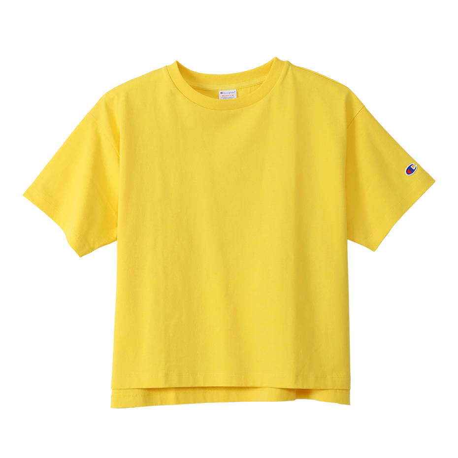 Champion SS23 Women&#x27;s Short Sleeve T-shirt in Yellow (CW-X322)|,|