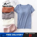 Newdenber Women Bra Padded T shirt (Selene) Bra in Top All in One New Improved Design SG Ship|,|