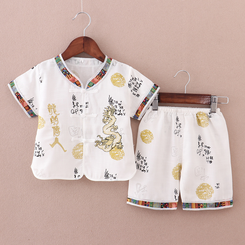 Boy Chinese New Year CNY Short Sleeve Set|,|