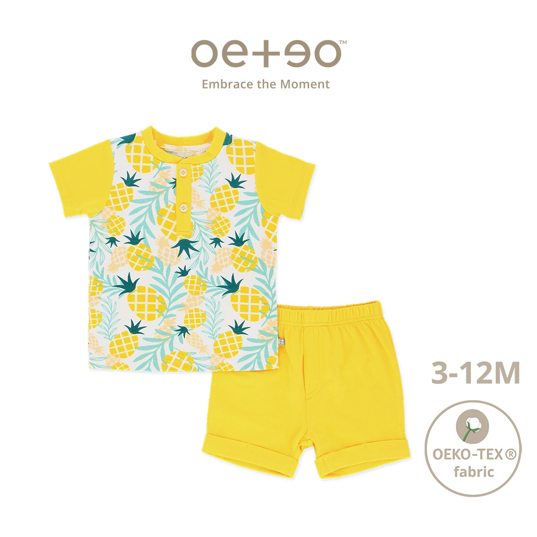 OETEO Lucky Charm Baby Boy Chinese New Year CNY Polo Tee Set|,|