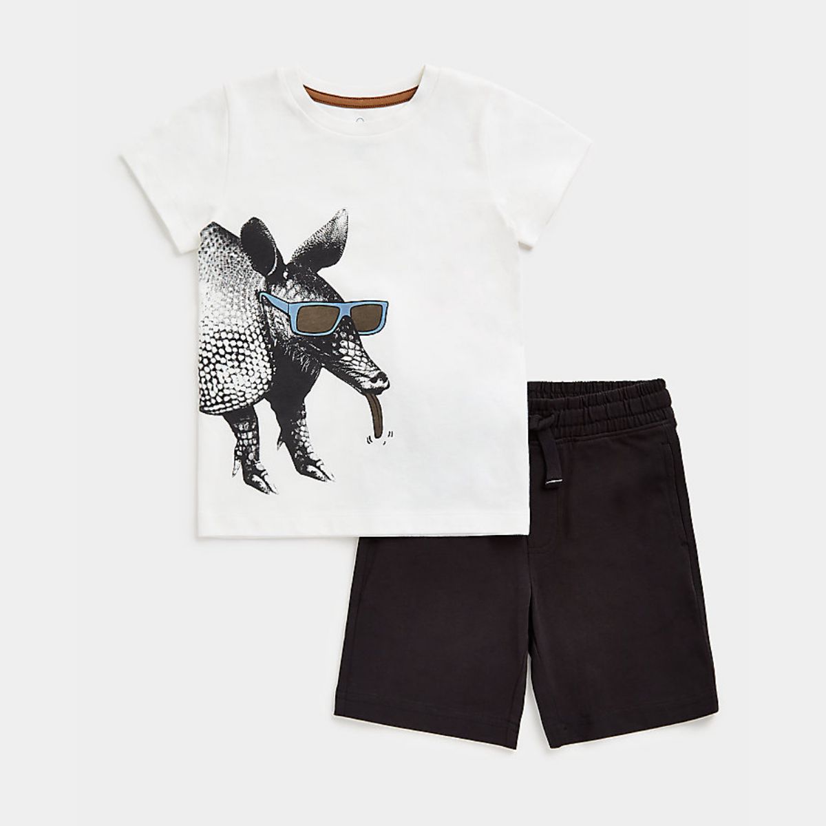 Mothercare Desert Runner Armandillo Short And Tee Set|,|