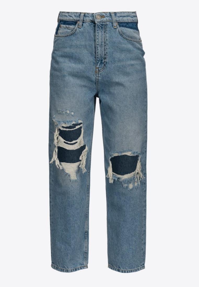 PINKO CHAPLIN 2 CARROT PJ615 JEANS|,|