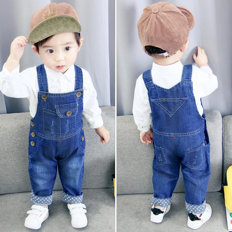 IENENS Toddler Infant Boys Long Pants Denim Overalls Dungarees Kids Baby Boy Jeans Jumpsuit Clothes Clothing Outfits Trousers|,|