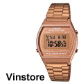 [Vinstore] Casio B640 Illuminator Adjustable Rose Gold IP Stainless Steel Digital Women Watch B640WC-5A B640WC-5 B-640WC-5A B640WC-5ADF B-640WC-5A|,|