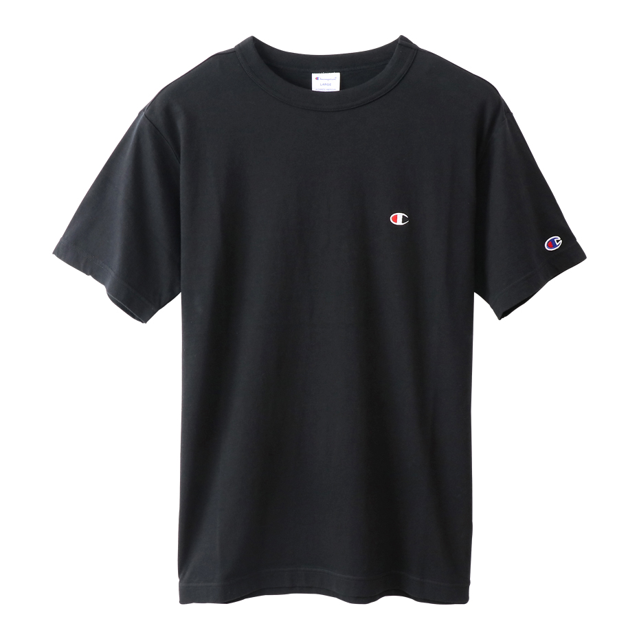 Champion Men&#x27;s Short Sleeve T-Shirt in Black (C3-P300)|,|