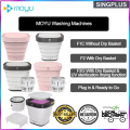 【Authorized Reseller】【SG LOCAL SELLER】 Moyu Folding Washing Machine F2 Portable Mini Bucket Laundry Tub 2 In 1 Automatic Clothes Washer for Travel Self-driving|,|