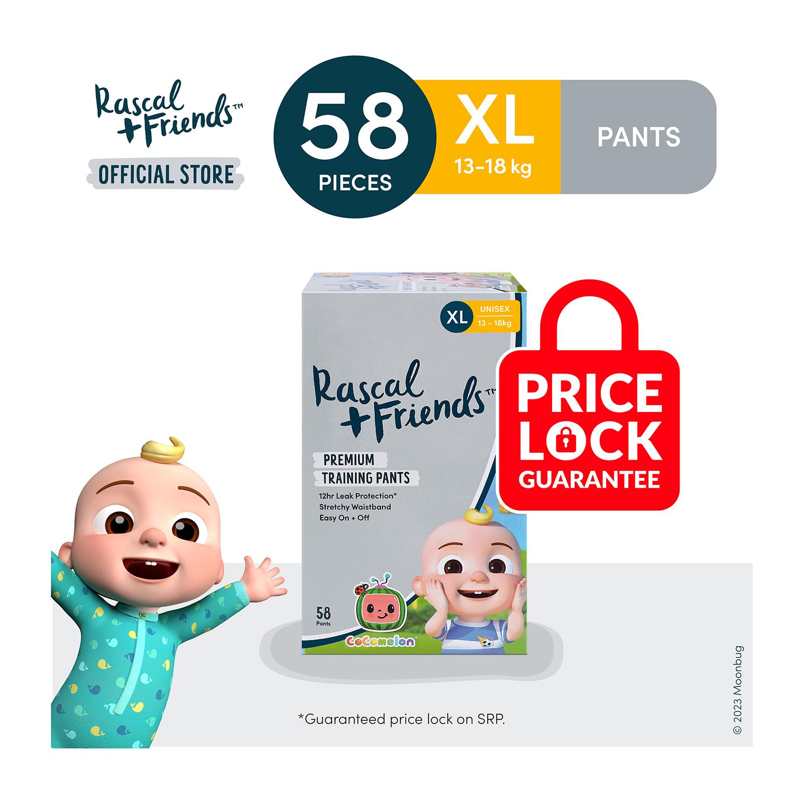 Rascal + Friends Cocomelon Pants Diapers - XL|,|