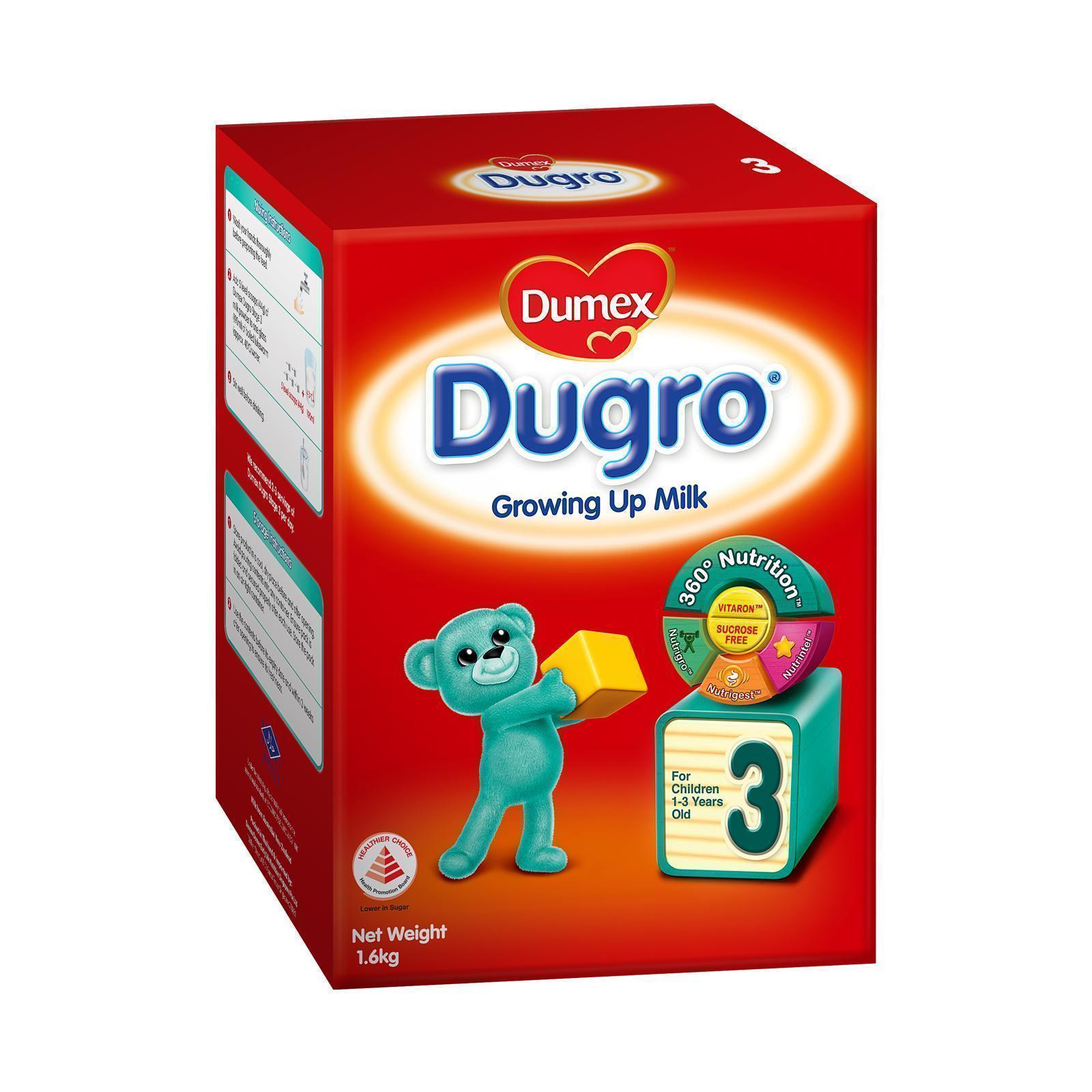Dumex Dugro Growing Up Kid Milk Formula Stage 3 (2 X 800G)|,|
