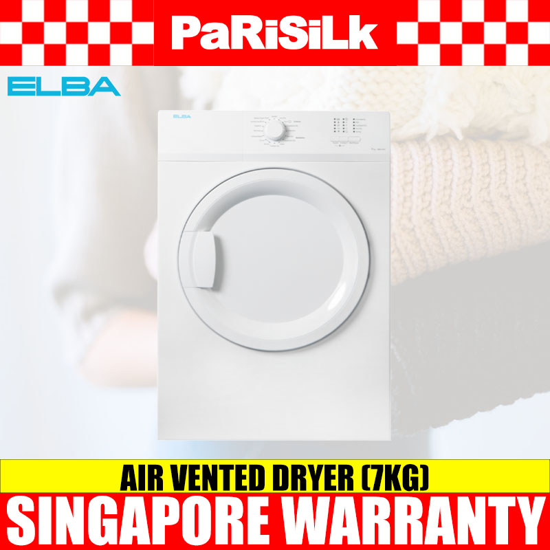 (Bulky) Elba EBD750V Air Vented Dryer (7kg)(Energy Efficiency 2 Ticks)|,|