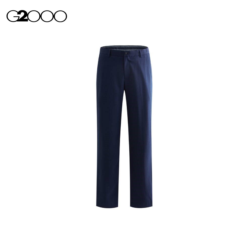 G2000 Men Polyester Check Smart Fit Suit Pants|,|