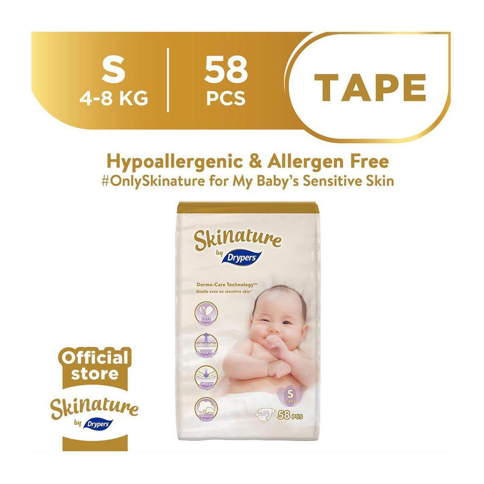 Drypers - Skinature by Drypers S Diaper|,|