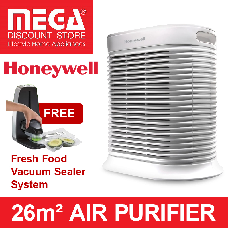 HONEYWELL HPA100 26m² AIR PURIFIER + FREE FOODSAVER FM1200BK01073 FOOD SEALER|,|