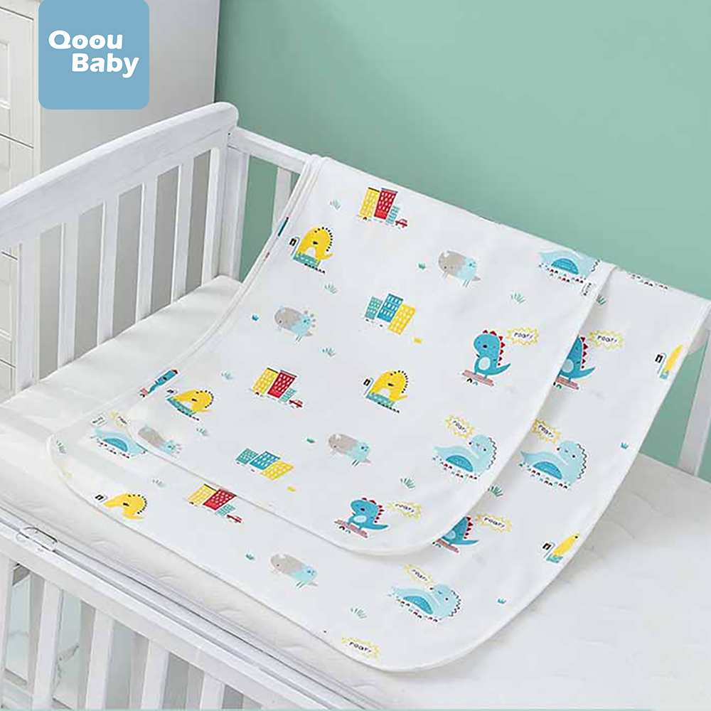 Organic Cotton Waterproof Layer Baby Changing Urine Pad Bed Sheets Changing Pad - Diaper Change Pad- Portable Waterproof|,|