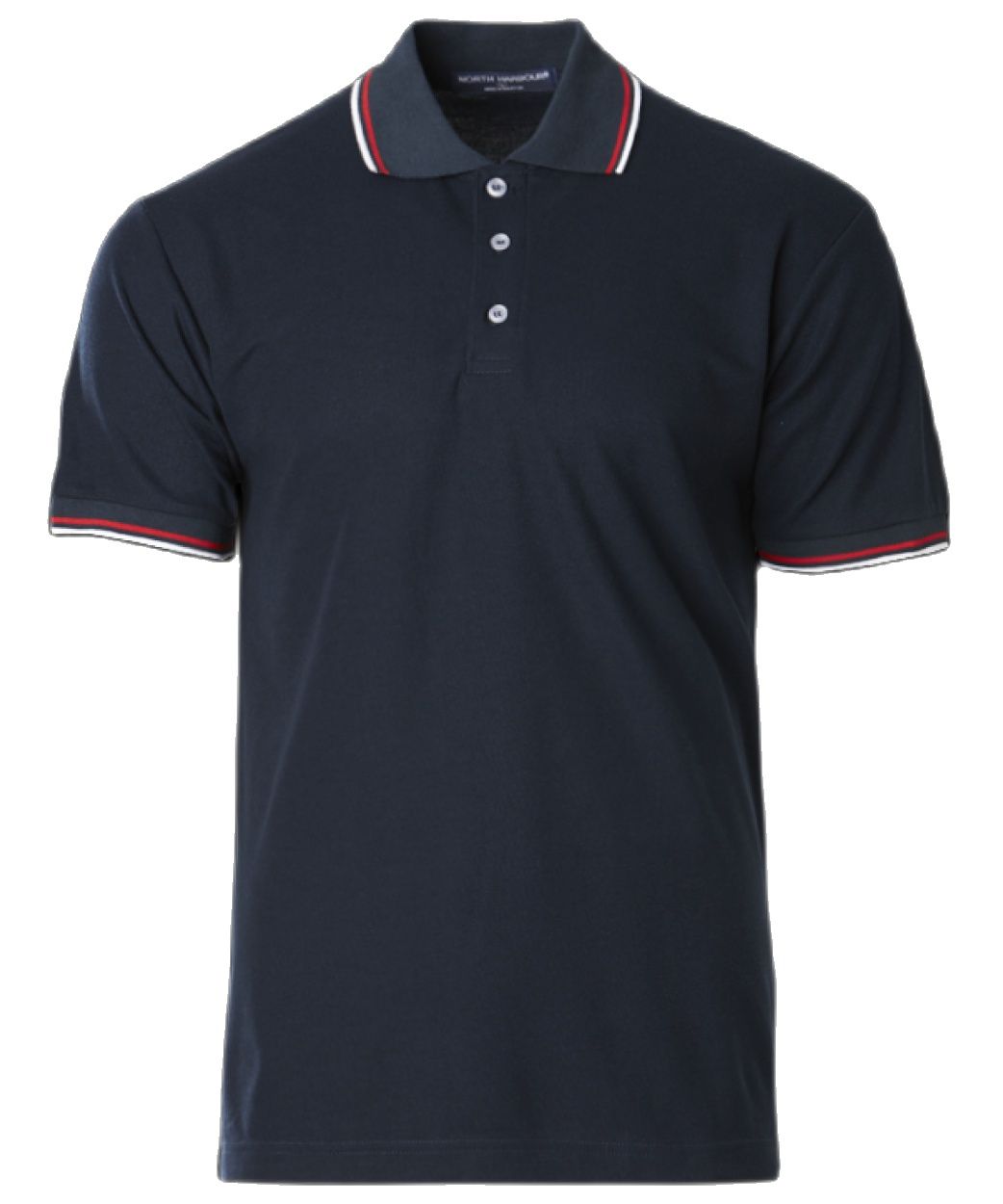[Pre-Order] Navy / Red / White Saffron Polo Shirt (NHB2700)|,|
