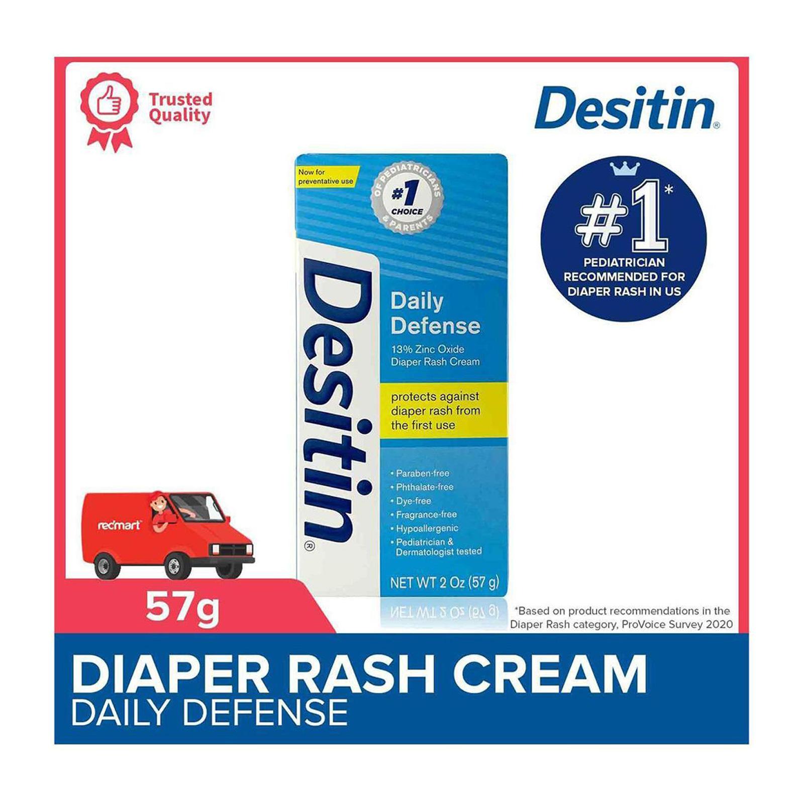Desitin Rapid Relief Creamy Diaper Rash Cream|,|