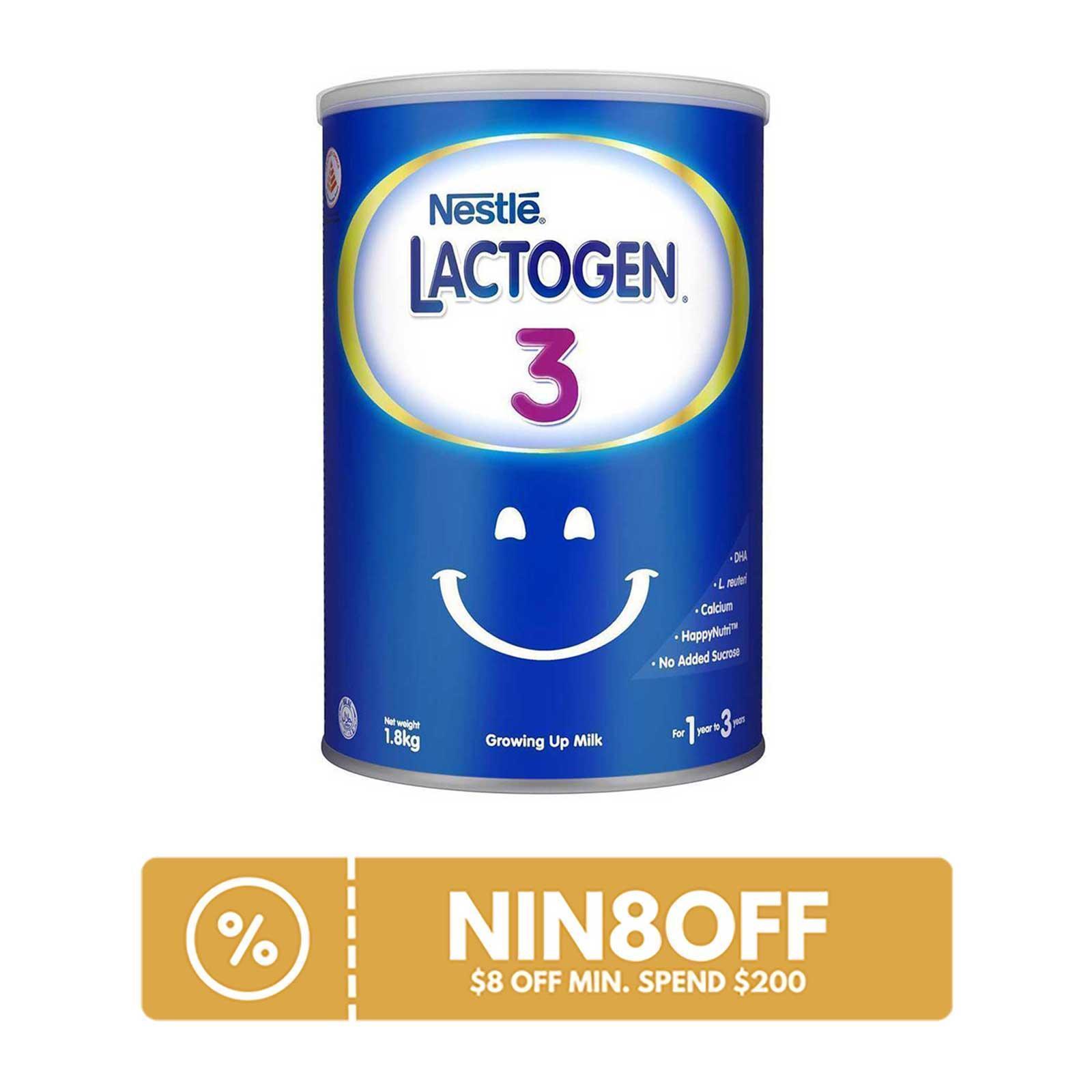 Nestle Lactogen Stage 3 Growing Up Milk 1.75KG - From 12 Months|,|