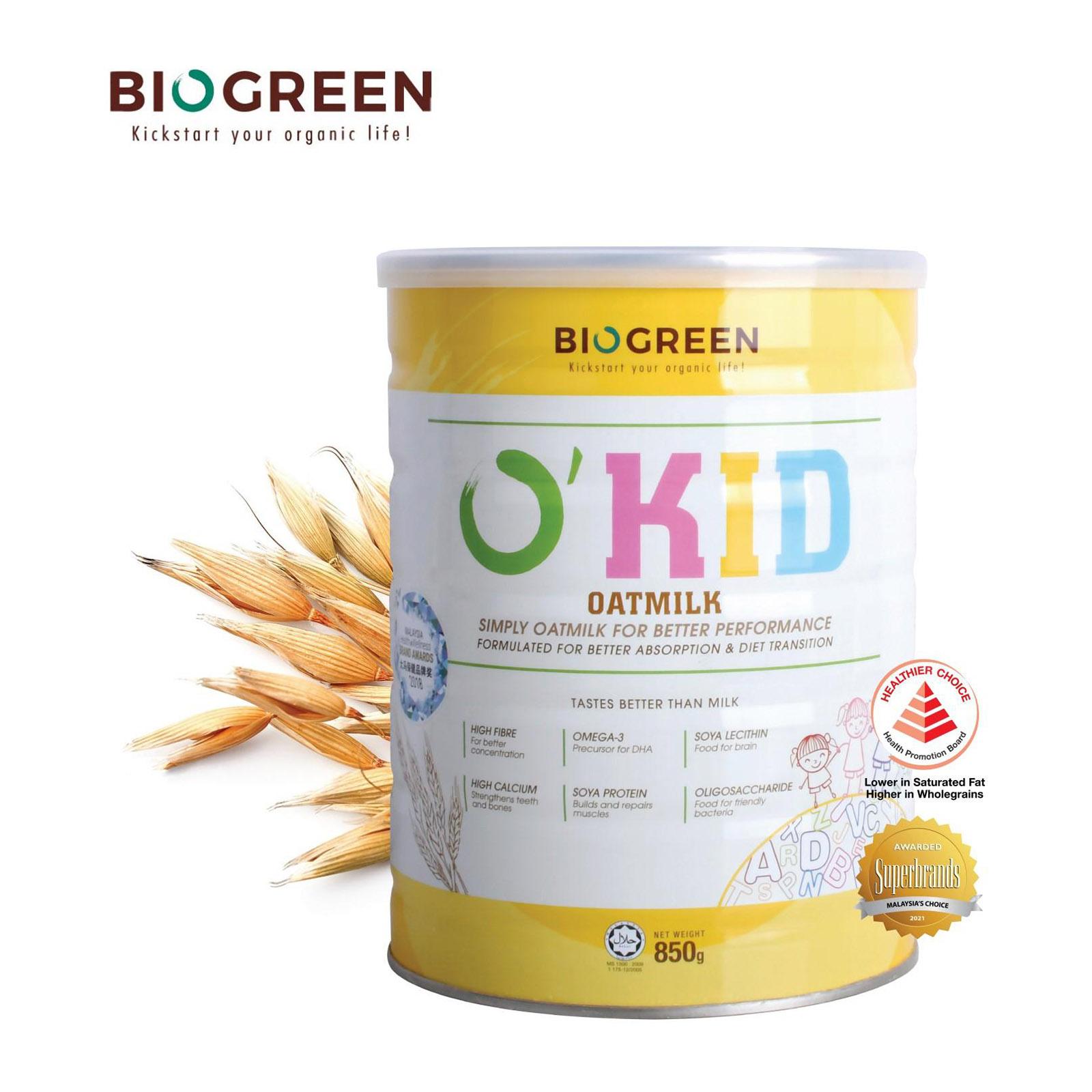 BIOGREEN O&#x27;Kid Dairy Free Oatmilk|,|