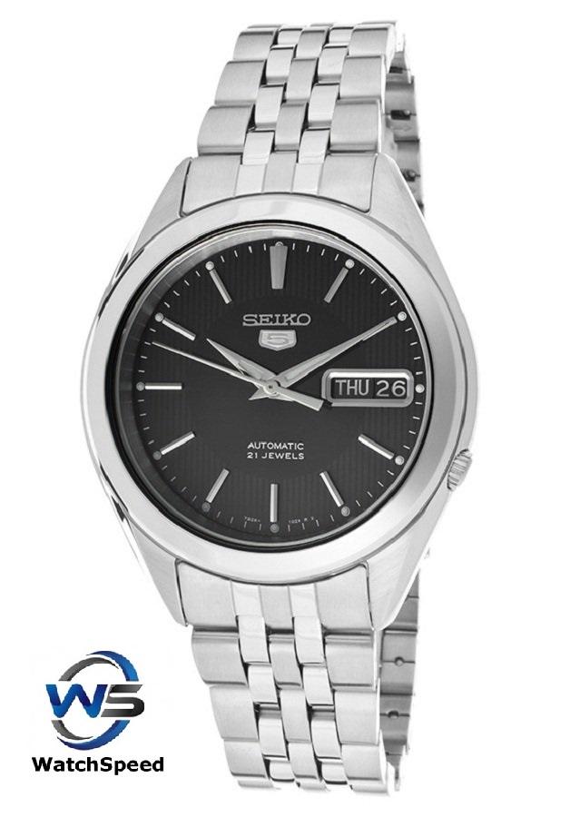 Seiko 5 SNKL23K1 SNKL23K SNKL23 Automatic Stainless Steel Analog Men&#x27;s Watch|,|