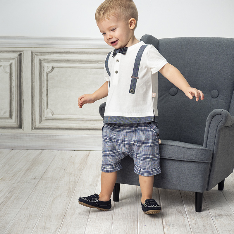 DaveBella Boy Bow Tie &amp; Suspenders T-shirt|,|