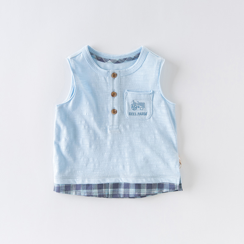 DaveBella Boy Vest Cotton Top|,|