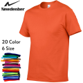 Newdenber Mens Solid color Cotton T-shirts Soft Style Plain T-Shirts Boy Skate Tshirt Short Sleeve Tops|,|