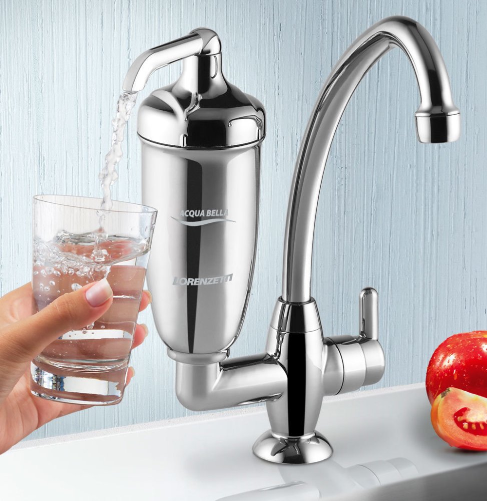 LORENZETTI Acqua Bella Water Filter with Tap Deck Mount (Chrome)|,|