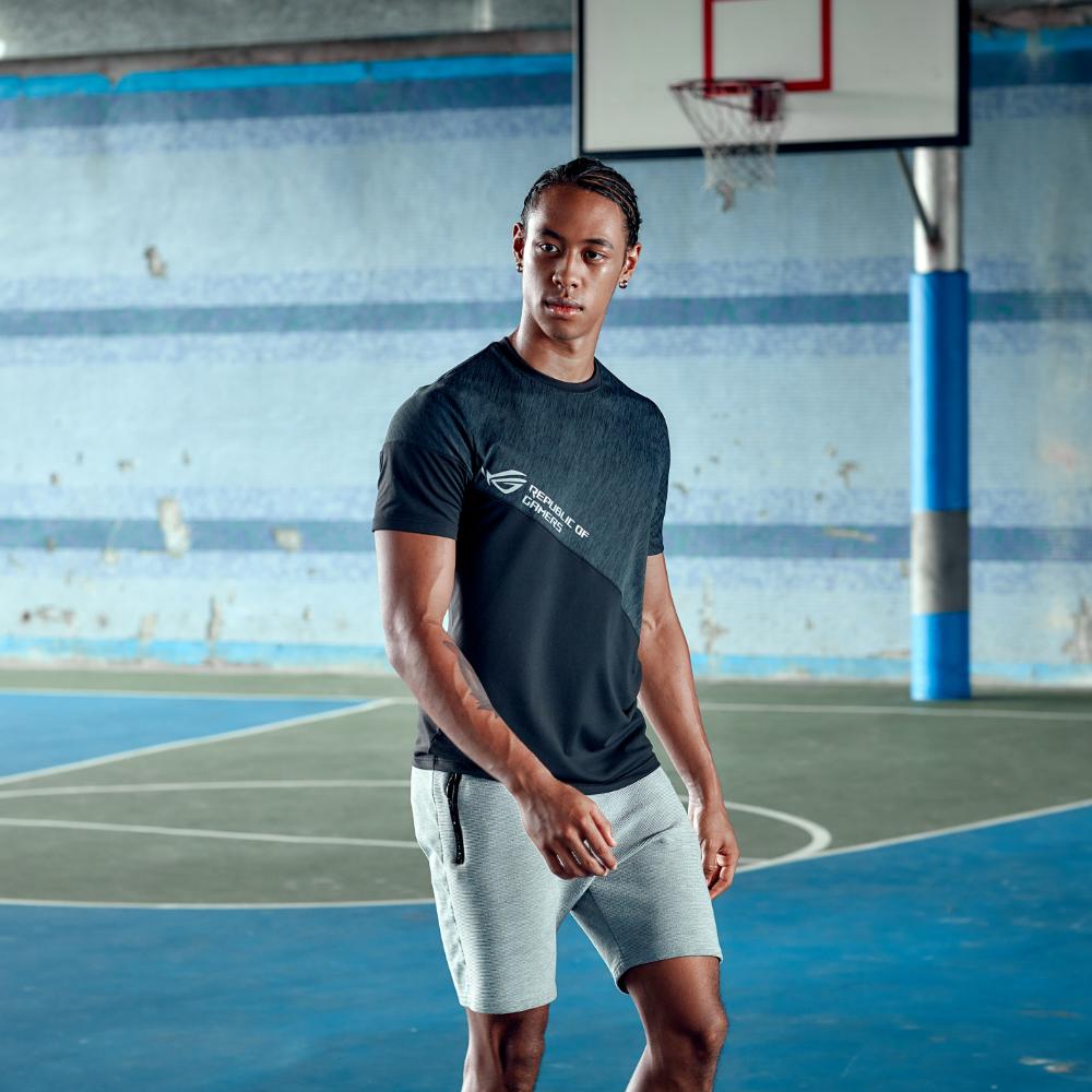 ASUS ROG Asymmetry Stretch T-Shirt|,|